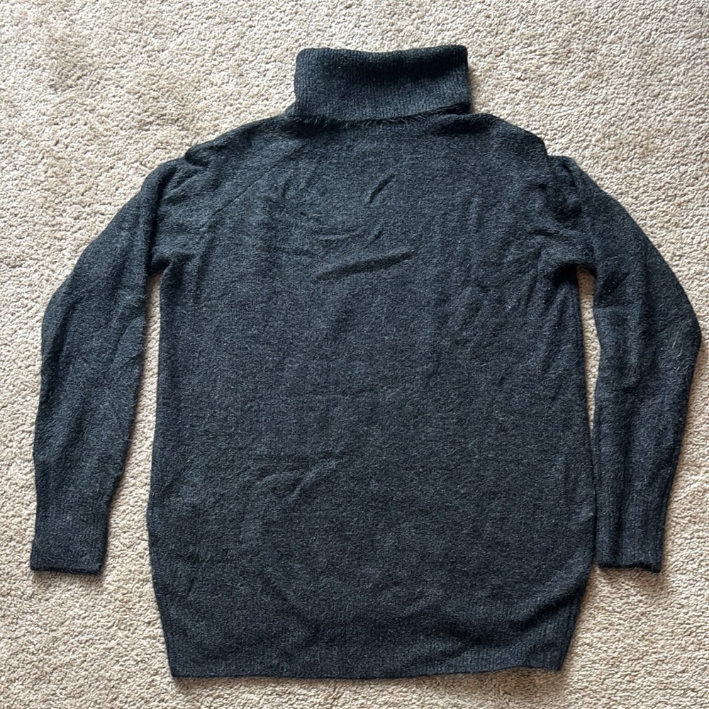 Grey turtle neck
